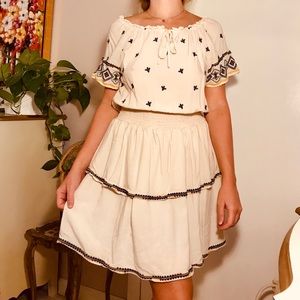 Blue Rain boho dress